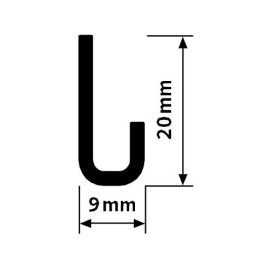 Artiteq J-Rail Classic Plus wit en alu in Bulk - per 5 stuks