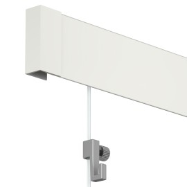 Artiteq Click Rail Pro wit en alu in Bulk - per 5 stuks