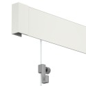 Artiteq Click Rail Pro wit en alu in Bulk - per 5 stuks