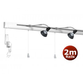 Artiteq combi rail pro light wit 200cm incl ophang materiaal