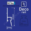 Artiteq CX 362 Decor Rail LED Verlichtingsprofiel 200 CM