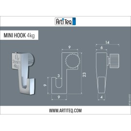 Artiteq Mini Haak - 4kg - per 25 stuks