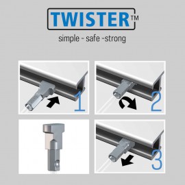 Artiteq 2,0mm Twister Staaldraad - per 10 stuks