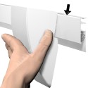 Artiteq Info Rail Storage Clip - in 2 kleuren - per 3 stuks