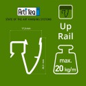 Artiteq Up Rail Plafond Clip - per 50 stuks