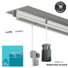 Artiteq Shadowline Drywall Inbouw Rail 250cm - per 10 stuks